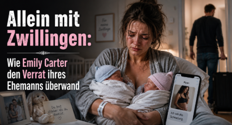 Allein mit Zwillingen: Wie Emily Carter den Verrat ihres Ehemanns überwand
