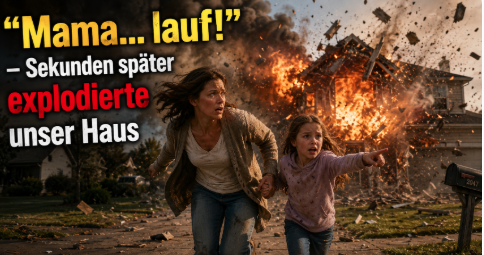 „Mama… lauf!“ – Sekunden später explodierte unser Haus