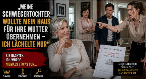„Meine Schwiegertochter wollte mein Haus für ihre Mutter übernehmen – Ich lächelte nur“