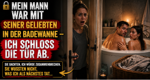 💔 „Mein Mann war mit seiner Geliebten in unserer Badewanne – Ich schloss die Tür ab und alles änderte sich…“
