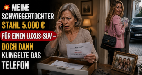 💥 Meine Schwiegertochter stahl 5.000 € für einen Luxus-SUV – doch dann klingelte das Telefon