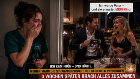 💥 „Ich kam früh – und hörte meinen Mann die Schwangerschaft der Geliebten verkünden“ – 3 Wochen später brach alles zusammen
