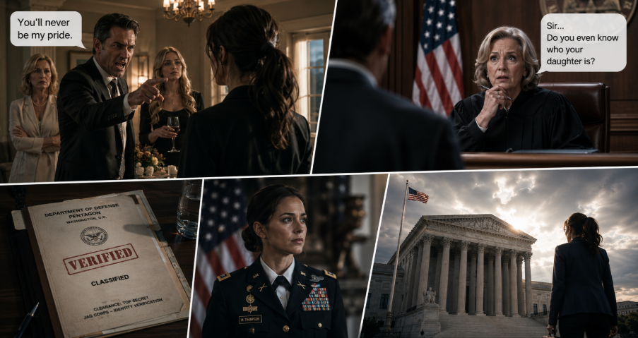 "You'll Never Be My Pride," My Father Said—Until the Judge Froze and Whispered, "Sir... Do You Even Know Who Your Daughter Is?"