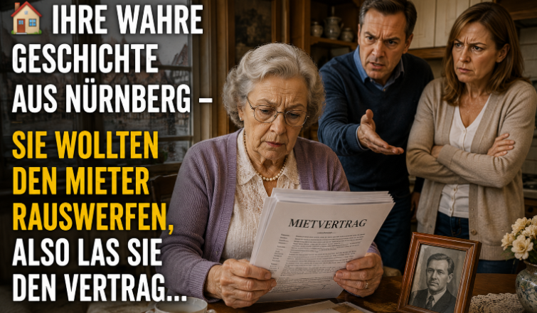 🏠 „IHRE WAHRE GESCHICHTE AUS NÜRNBERG – Sie wollten den Mieter rauswerfen, also las sie den Vertrag…“