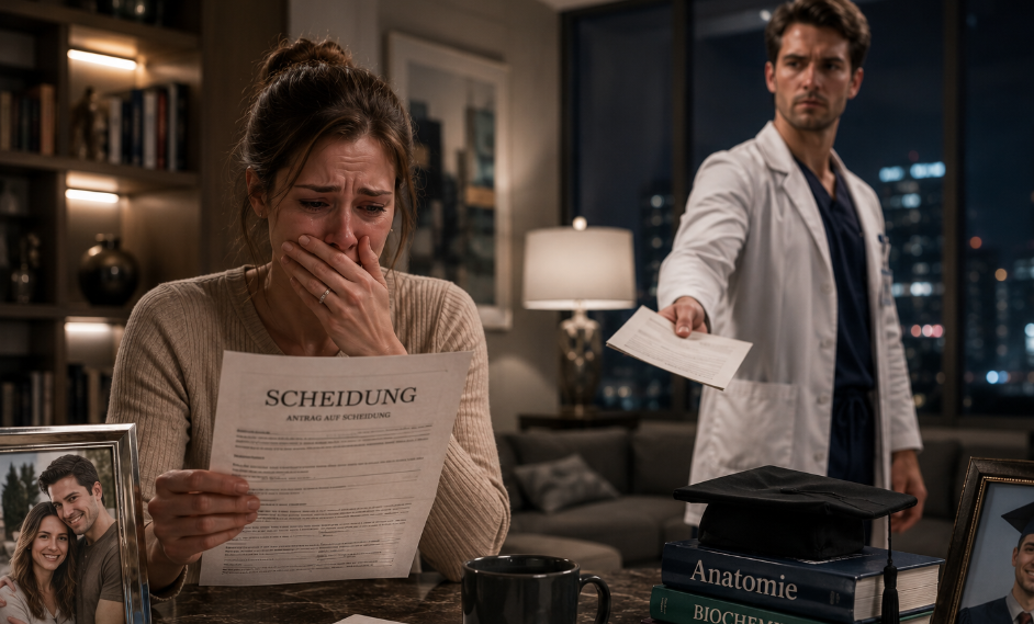 💔 „Fünf Jahre finanzierte ich sein Medizinstudium – zum Dank reichte er mir die Scheidung ein“
