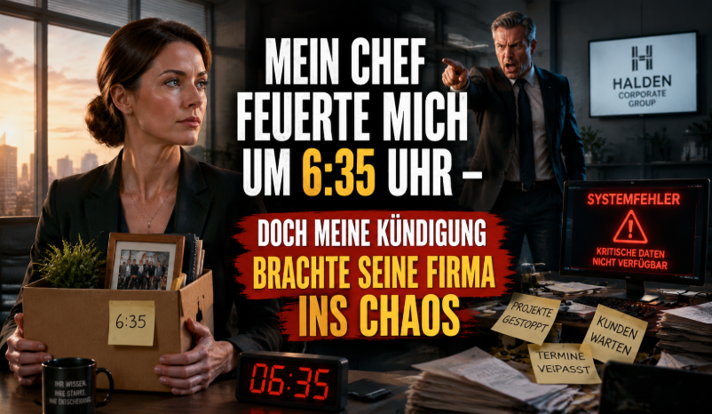 „Mein Chef feuerte mich um 6:35 Uhr – doch meine Kündigung brachte seine Firma ins Chaos“