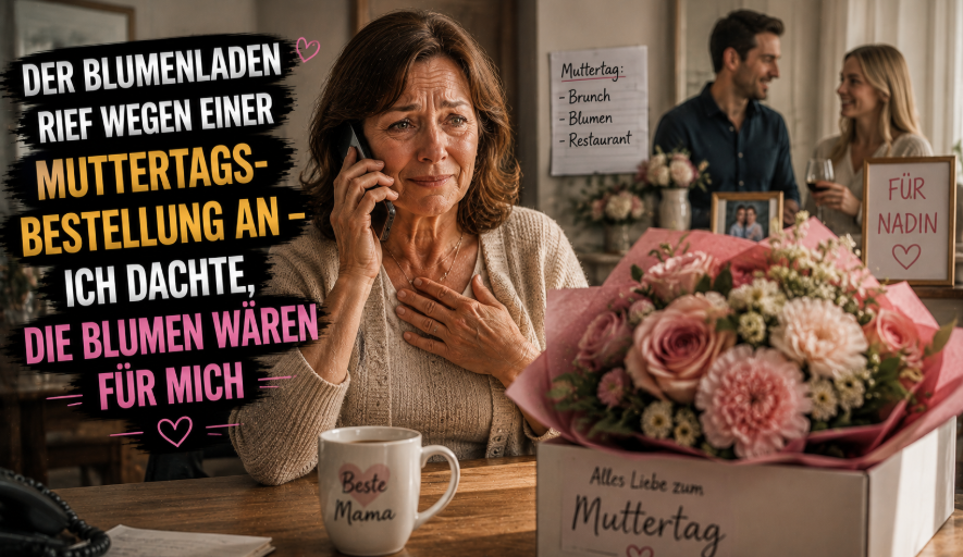 „Der Blumenladen rief wegen einer Muttertagsbestellung an – ich dachte, die Blumen wären für mich“