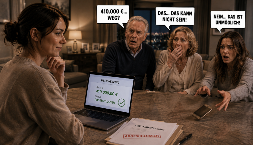 Sie klauten 410.000 dollar doch mein lächeln ließ alle verstummen und ihre...