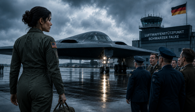 „Vor 15 Jahren für tot erklärt – dann landete sie den B-2 Spirit, den niemand mehr fliegen sehen sollte“