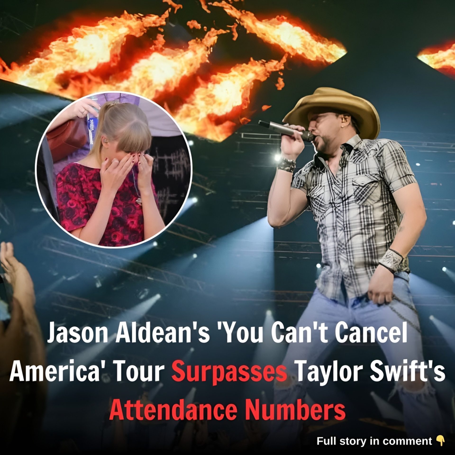 Jason Aldean’s ‘You Can’t Cancel America’ Tour Surpasses Taylor Swift’s