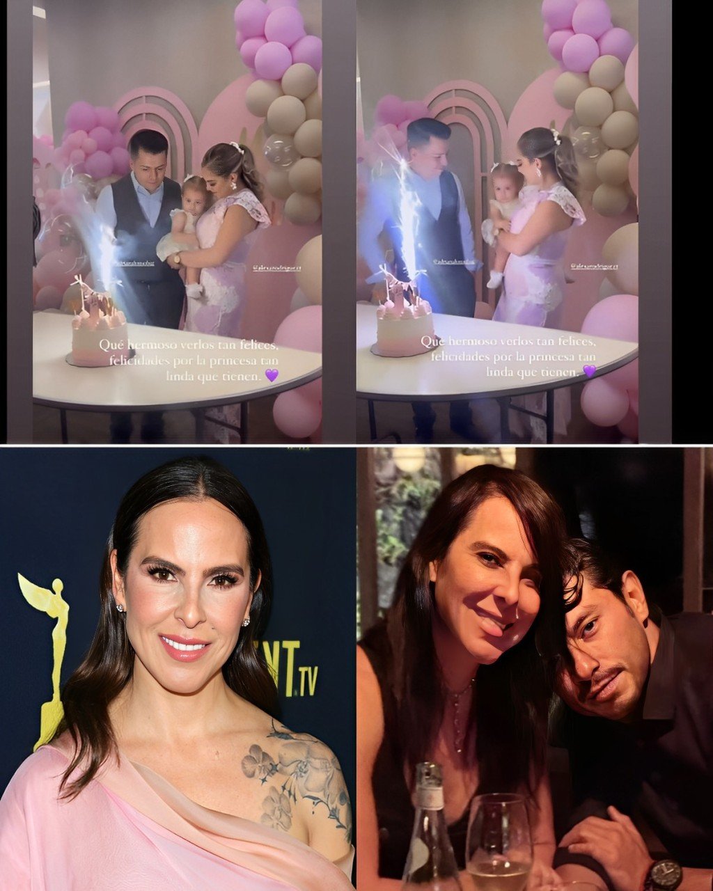 Cover Image for El hijo de Kate del Castillo en La Misma Luna planea celebración bautismal y publica fotos.