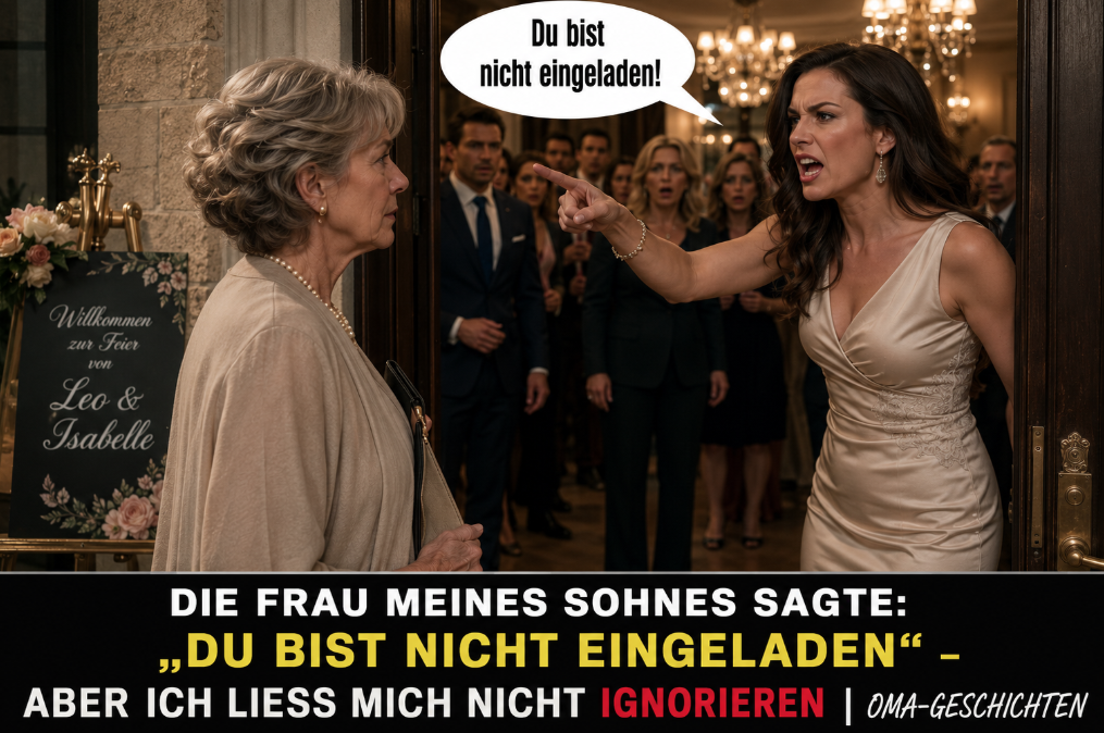 💥 Die Frau meines Sohnes sagte: „Du bist nicht eingeladen“ – aber ich ließ mich nicht ignorieren | Oma-Geschichten