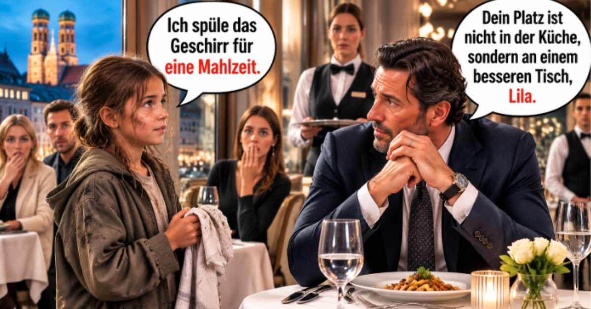 „Ich spüle das Geschirr für eine Mahlzeit“, sagte das obdachlose Mädchen – die Antwort des Millionärs veränderte ihr Leben