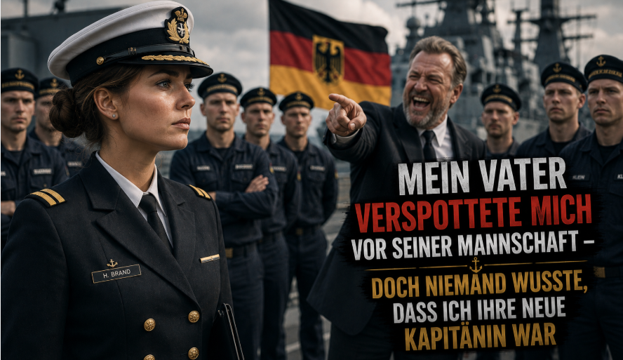 „Mein Vater verspottete mich vor seiner Mannschaft – doch niemand wusste, dass ich ihre neue Kapitänin war“